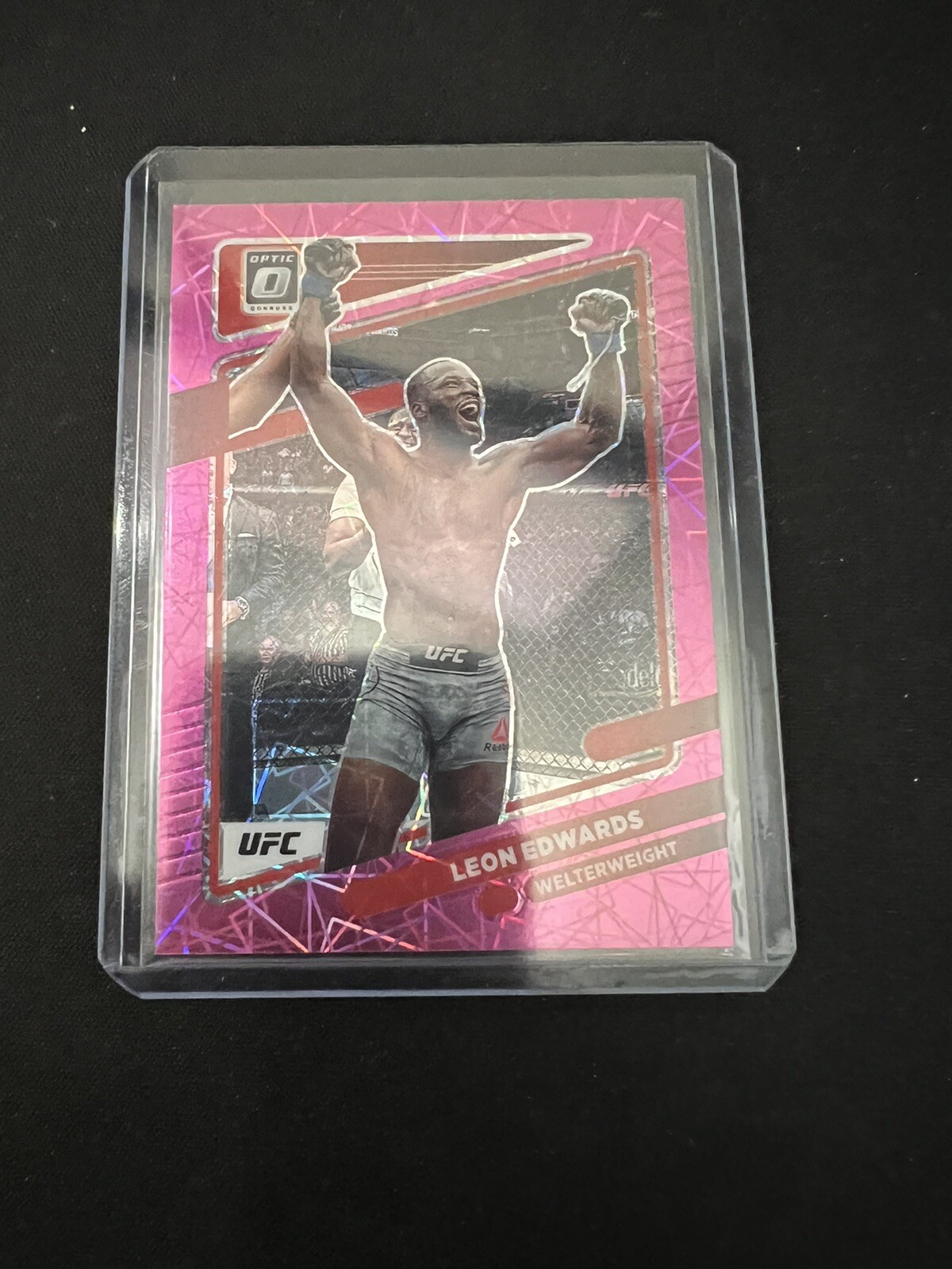 2022 Optic UFC Leon Edwards Pink Velocity 39/79 No 62