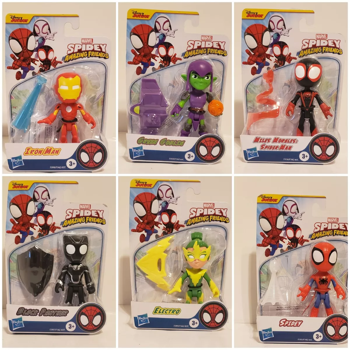 Marvel Spidey and his Amazing Friends Action Figure 🕸YOU CHOOSE New