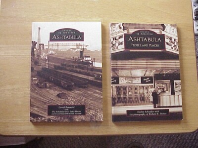 Lot of 2 / Ashtabula & Ashtabula People and Places / Free Shipping!