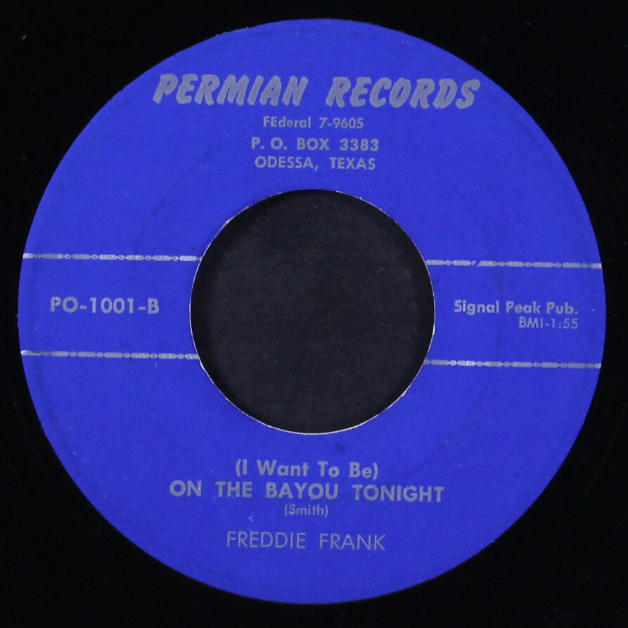 FREDDIE FRANK: this old rig / on the bayou tonight PERMIAN 7