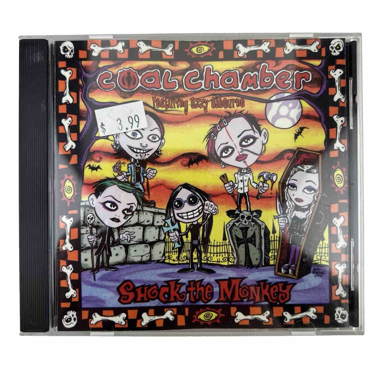 OZZY OSBOURNE w/ COAL CHAMBER Shock the Monkey CD Single RADIO