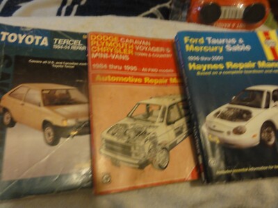 Lot - 3 Haynes Chiltons Auto Service repair manuals BOOKS Ford Dodge Van Toyota