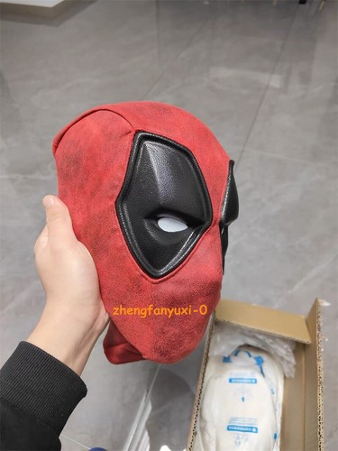 Higher Quality Deadpool Mask Cosplay Wade Wilson Red Mask Helmet Halloween US!! - Picture 7 of 23