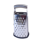 Food Network Food Grater Stainless Steel 4-Sided Box Cheese Slicer Tool