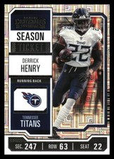 2023 Panini Contenders #96 Derrick Henry Season Ticket Retail *Mythic Relics*