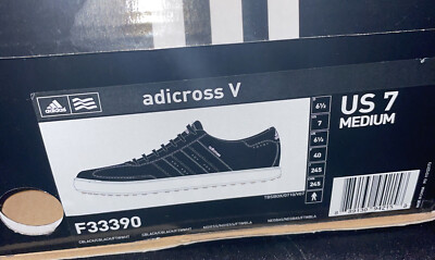 Adidas‎ Adicross V Q44742 Black Teal Synthetic Golf Shoes Mens 9 Product Display Adidas Crossflex Sport Golf Shoes - Men main image 4