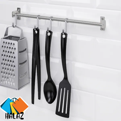 Kungsfors Kitchen Wall Steel Rack IKEA KUNGSFORS Stainless Steel