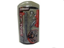 Quasar Pen FM Radio In a Pen Silver Tone Pen