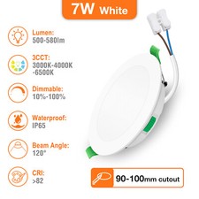 LED Recessed Downlights Dimmable Spot 3CCT Ultra Slim Flat Panel Ceiling Lights