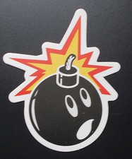 Sticker Decal Matte Look 'Bomb' Laptop, Stickerbomb M058 