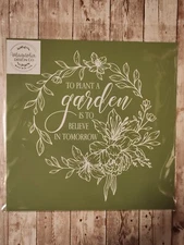 Magnolia Design Co Adhesive Reusable Silkscreen Stencil 🌸To Plant a Garden🌸