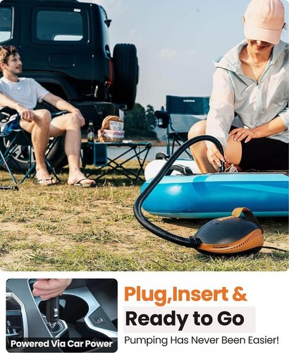 OutdoorMaster The Dolphin 20PSI Hochdruck SUP Pumpe Elektrische, 12V Kfz-Adapter - Bild 13 von 14