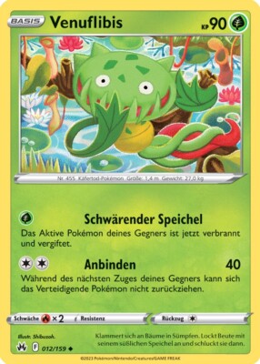 Venuflibis 012/159 Zenit der Könige SWSH 12.5 Pokemon Karte Deutsch