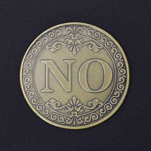 YES NO Flip Coin Decision Maker Choice Toss Tossing Coin Head or Tail - Picture 2 of 4