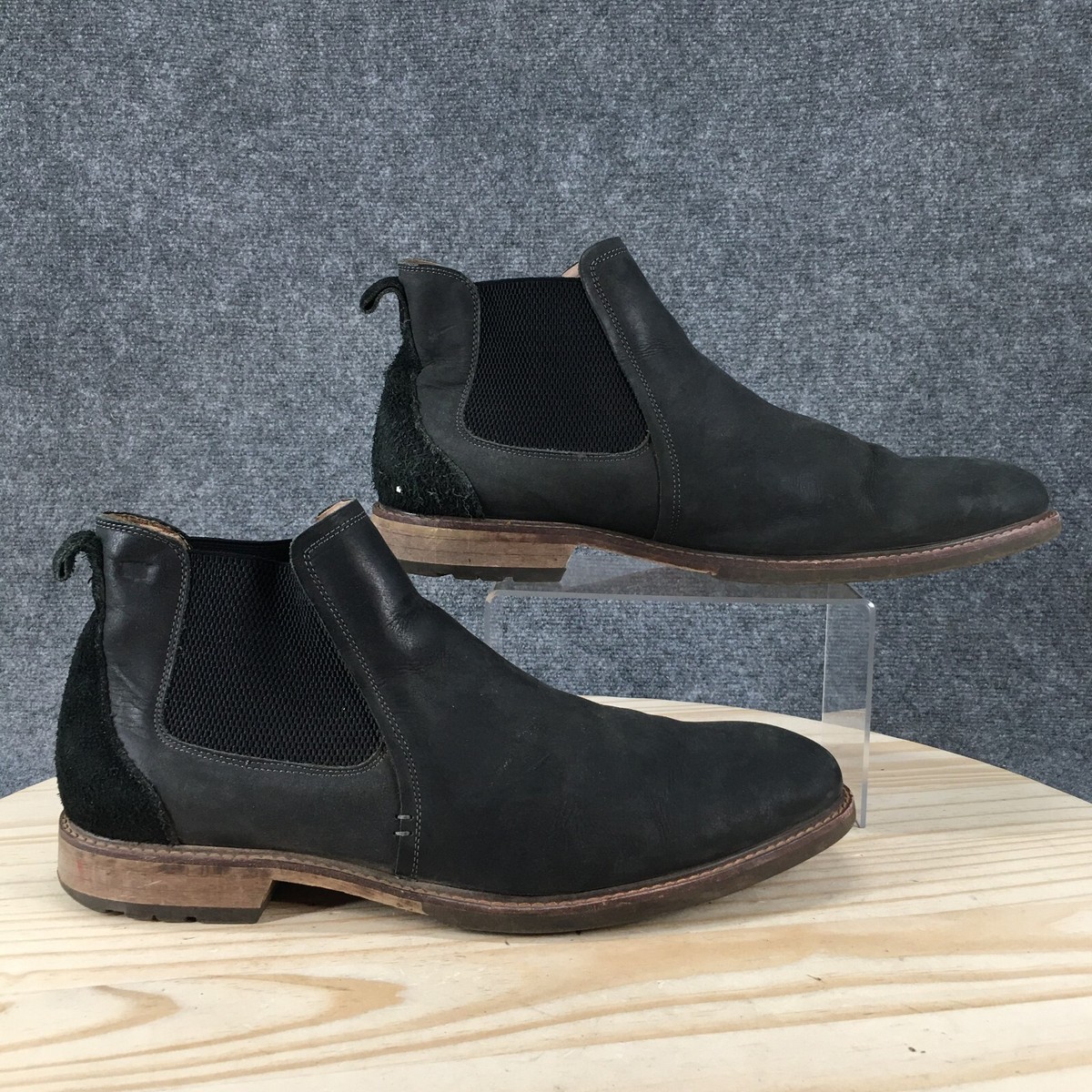 Florsheim Chelsea Men’s Leather Burgundy Boots US 8 EU 42 Mens Burgundy Chelsea Boots | Premium Calf Leather  main image 2