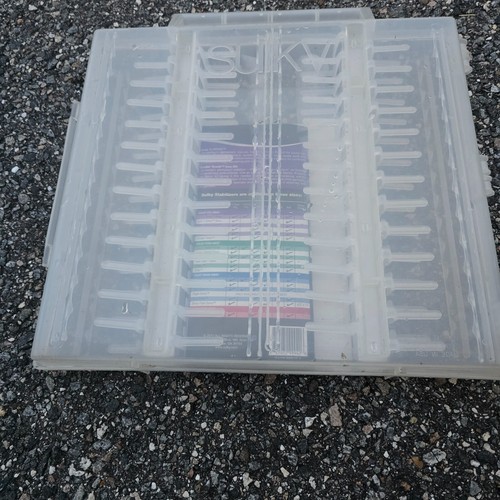 Slim Line Storege Box Organize Silky Thread Clear Size 15"X15"X3" USA Seller - Picture 6 of 11