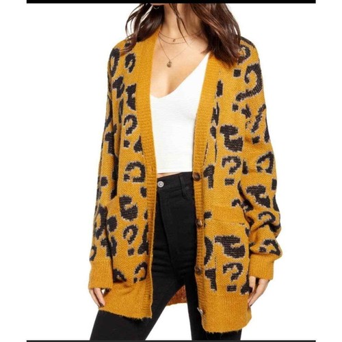 J.O.A. Revolve mustard leopard 