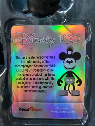 Disney 100. 6' Steamboat Willie Collectible Figure. Mickey Through The Ages. - Picture 8 of 10