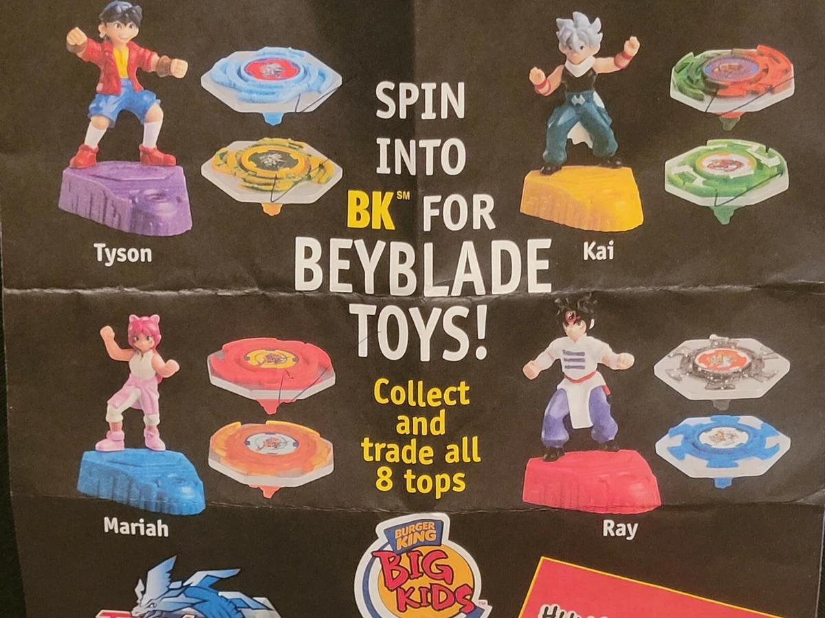 Burger king beyblade toys discount