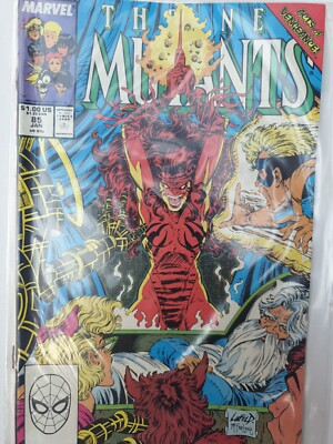 The New Mutants #85 Rare X-Men/X-Force Trainee's Vfn/NM Jan 1990 Marvel Comics 