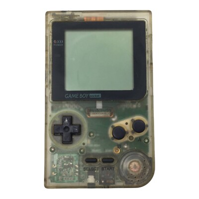 空箱、取説のみ GAME BOY pocket スケルトン MGB-S-SA Nintendo Gameboy Pocket Clear Model MGB-001 Tested and Working No