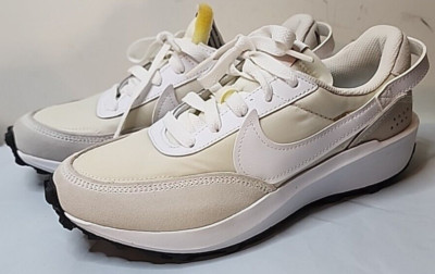 Nike Women's Waffle Debut White/Gray Size US 5.5 UK Size 3 Euro Sz 36 Sneakers