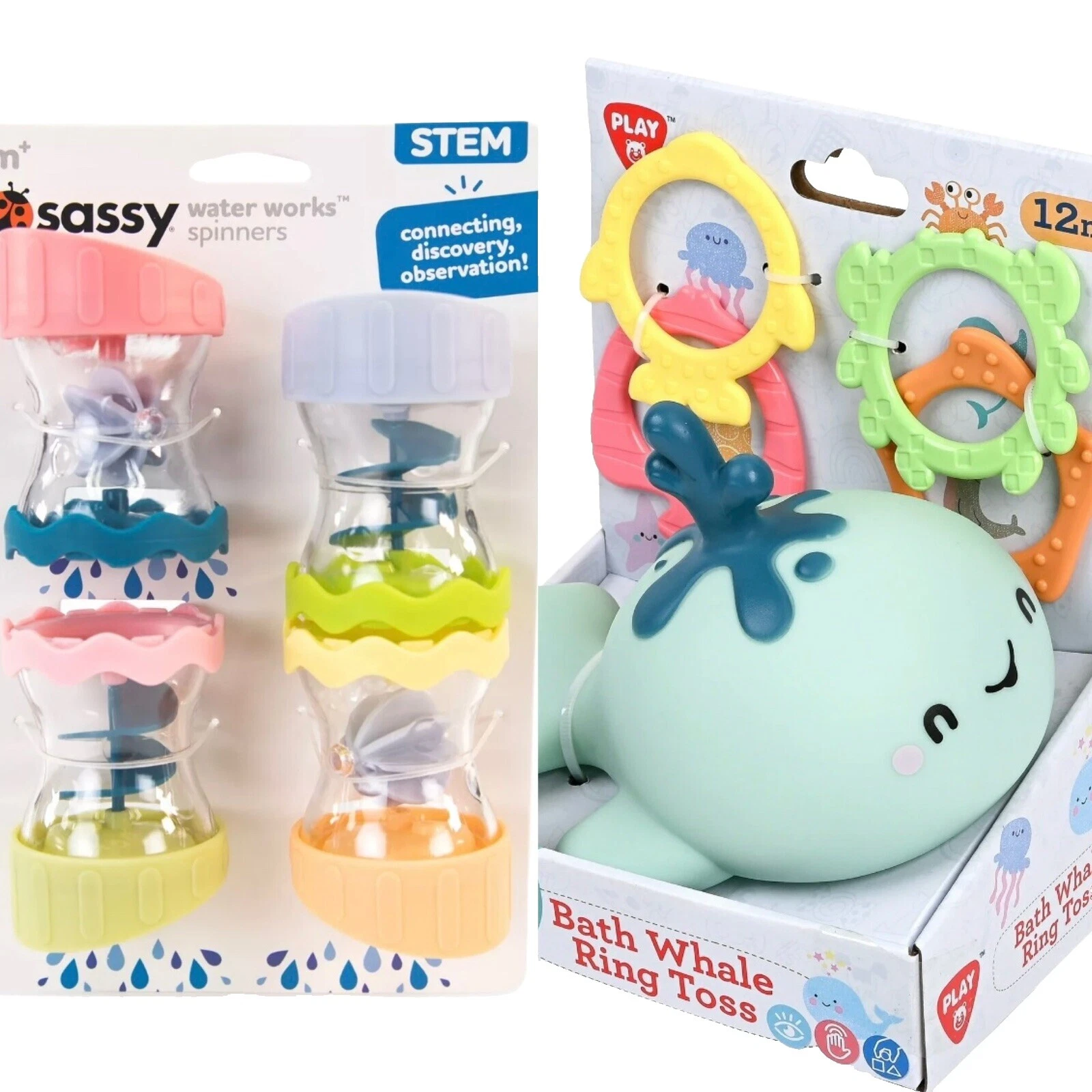 Juguetes de desarrollo para bebés Sassy Sea Life