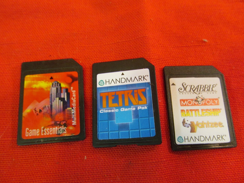 LOT 3 PALM OS SD GAMES TETRIS ESSENTIALS & SCRABBLE MONOPOLY BATTLESHIP YAHTZEE