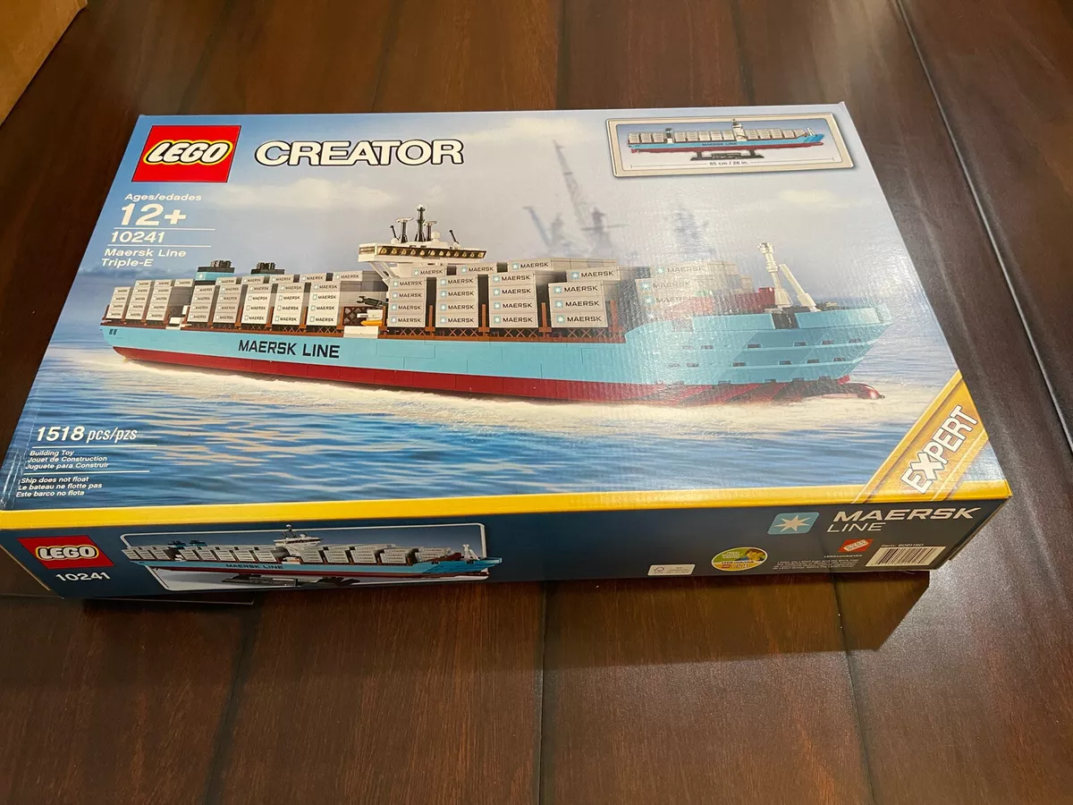 Almindeligt svinge spids LEGO 10241 Maersk Line Triple E Container Ship Brand New Factory Sealed |  eBay