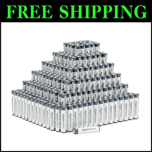 300-Pack AAA Alkaline Batteries – 1.5V, 5-Year Shelf Life for Professionals