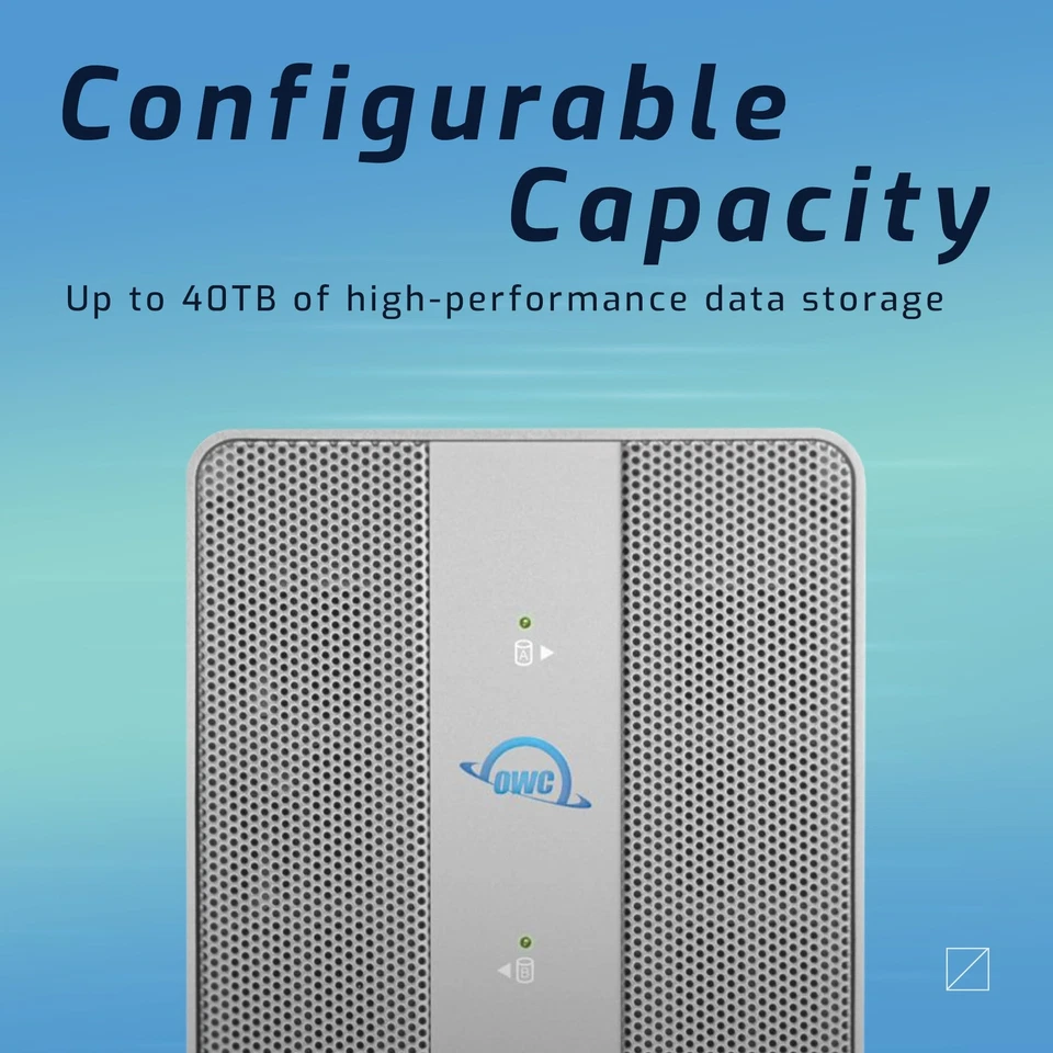 OWC 8TB Mercury Elite Pro Dual USB-C/Thunderbolt 3 External Raid Enclosure - Image 4 of 4