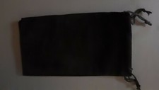Black Microfiber Pouch Bag Soft Cleaning Case Sunglasses Eyeglasses