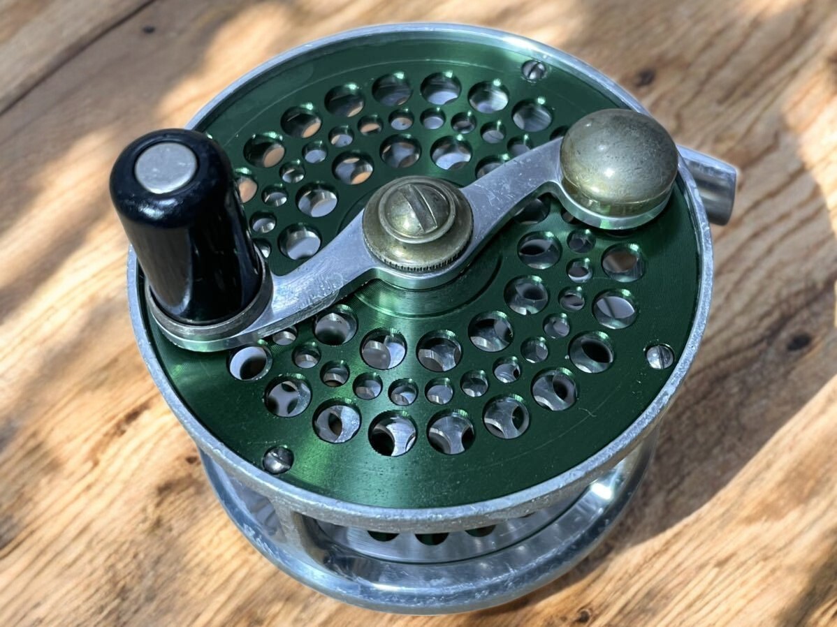KIRAKU Halcyone Millennium Trout fly reel green rare USED JP | eBay