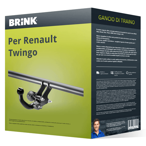 Barre del Tetto Trasversali in Alluminio Originali Renault - Linea Originale