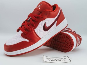 Brand New Air Jordan 1 Low SE Red Pink Quilt GS 37.5 38 40 RARE NIKE DS |  eBay