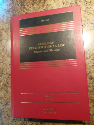 CONSTITUTIONAL LAW  Second Edition 2005  Erwin Chemerinsky  HARDCOVER  Aspen