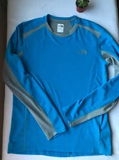 The North Face Flash Dry Base Layer Long Sleeve Hiking Running T Shirt Men Small