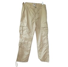 Vintage GUESS USA 90s Y2K Tan Beige Baggy Cargo Pants Size 30 Skater RARE Gorp