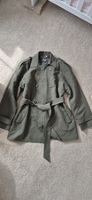 Ruth Langsford Double Breasted Belted Trench Coat Size 16 Khaki. New With Tags