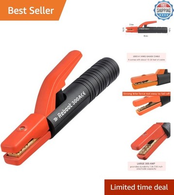 Versatile 300A Copper Electrode Holder for ARC Welders - User-Friendly Design