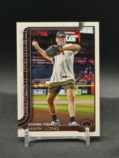 2025 Topps Series 2 Baseball First Pitch Mark Long Chase Field - card #FP2-5