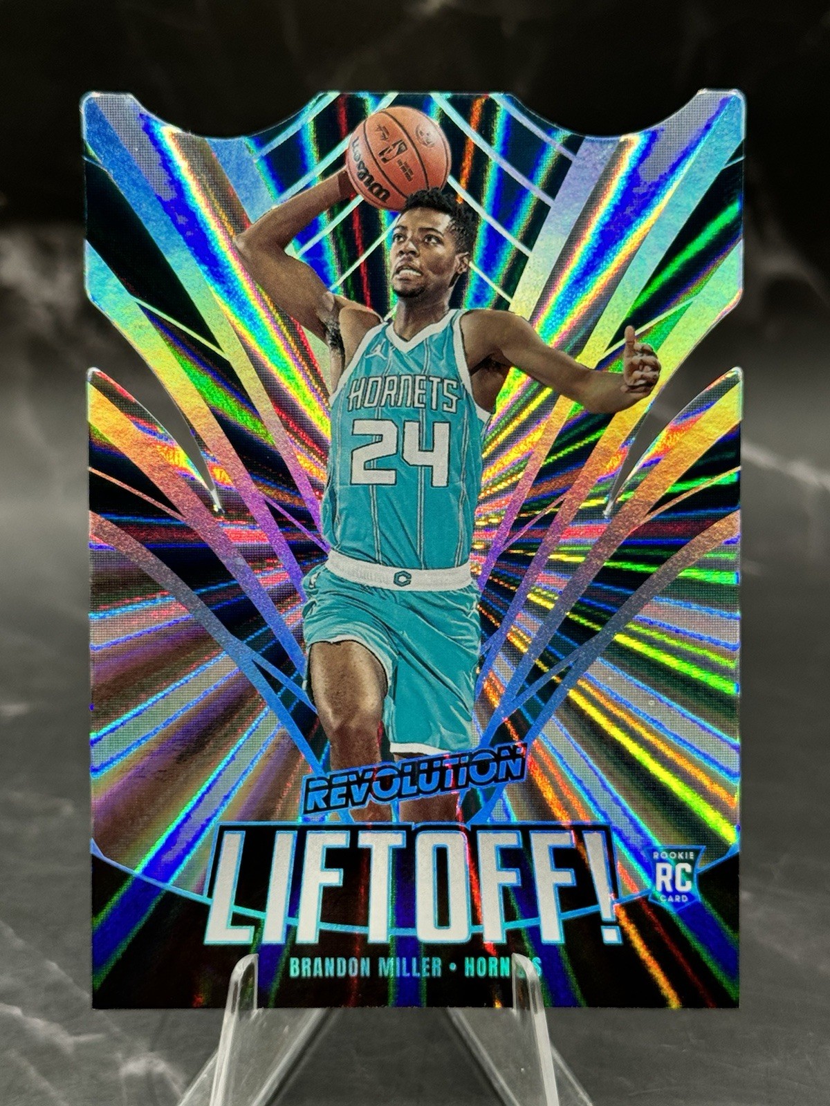 🔥 2023-24 Panini Revolution Brandon Miller Liftoff Sunburst Rookie /75 RC📈