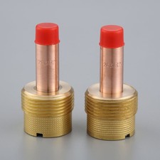 2Pc 45V64 Extra Large gas lens collet bodies 3/32" for TIG weld Torch WP17 18 26