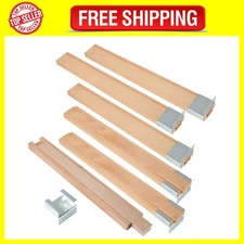 LANIAKEA 6PCS Wood Drawer Slides - 16 Inch Classic Center Guide Track