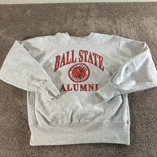 Vintage Ball State Alumni Sweatshirt Men’s Large L USA Made
