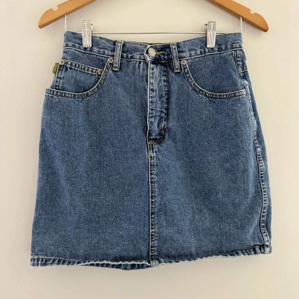 Esprit Women’s Blue A-Line Vintage Denim Skirt Size 28 GUC - Image 4 of 4