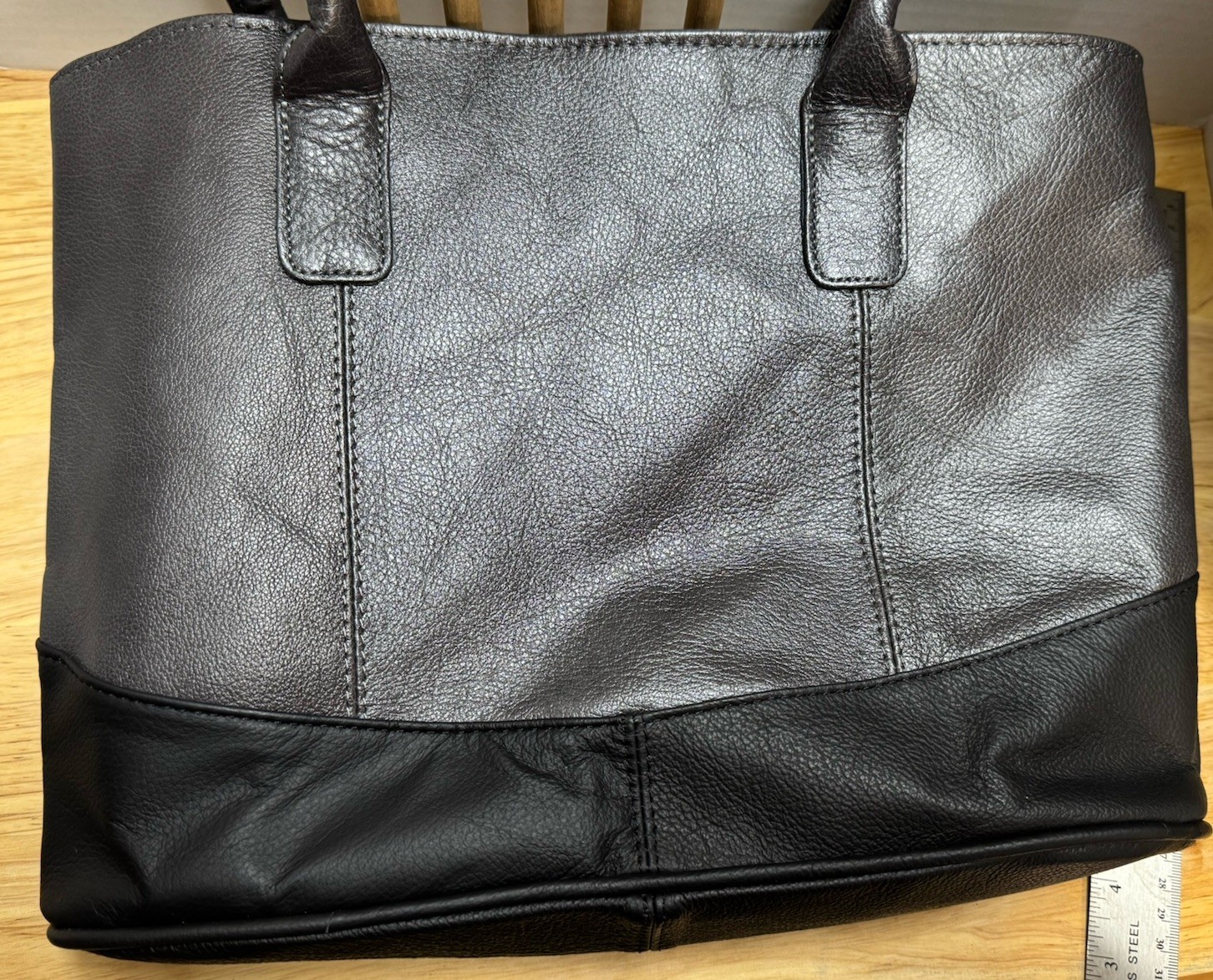 AMERI Leather Handbag Cordovan Leather Shoulder B… - image 13