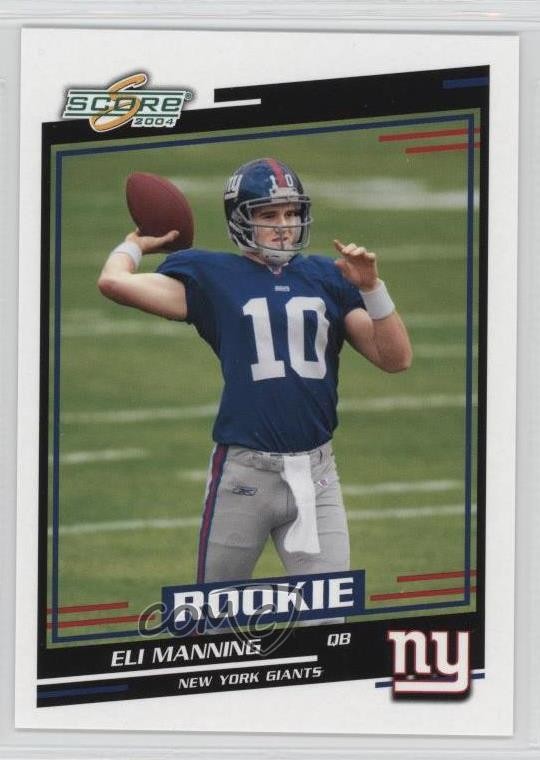 2004 Score Rookie Glossy Eli Manning #371 Rookie RC 0ls