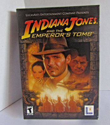 Lucasarts Indiana Jones and the Emperor's Tomb PC Small Box 2003 Sealed Game