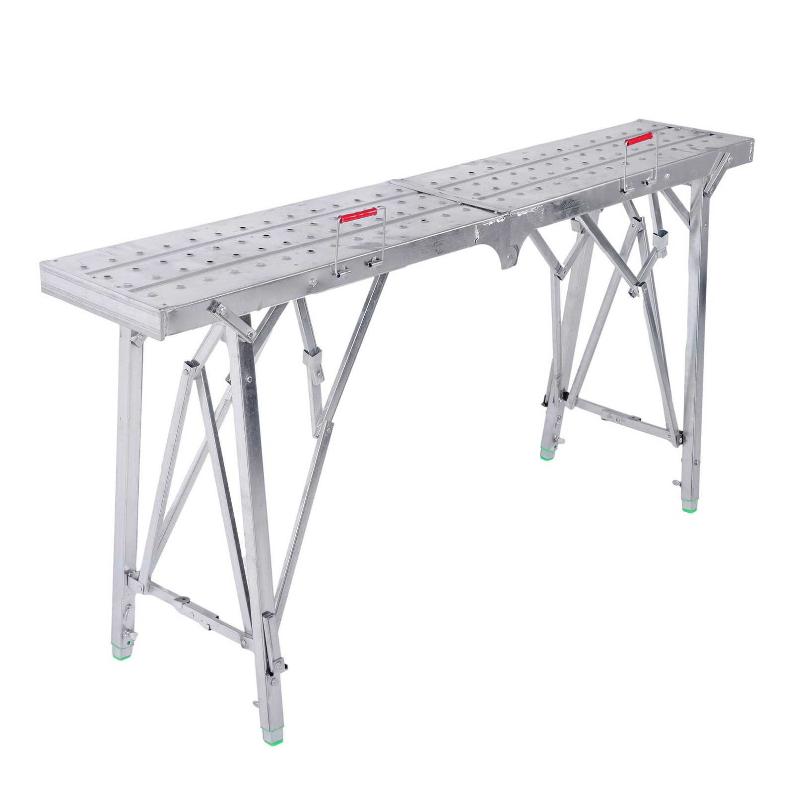 1.6m Folding Scaffolding Work Platform Aluminum Alloy Versatile Folding Ladder